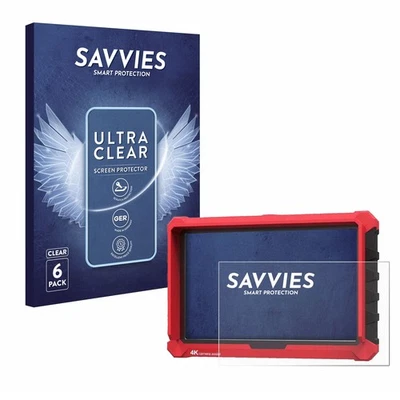 6 Pezzi Proteggi Schermo per Lilliput A7s 7" Pellicola Protettiva Protezione - Immagine 1 di 4