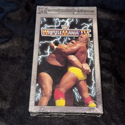 WWF - WrestleMania 4 (VHS, 1998) Hulk Hogan Andre Giant, Jake Snake Roberts NEW - Image 1 of 4