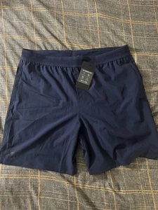Mens Fabletics Fundamental Shorts OG Navy 7in XL NWT - Picture 1 of 5