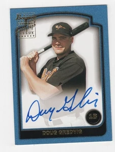 2003 BOWMAN BASEBALL AUTOGRAPH DOUG GREDVIG BALTIMORE ORIOLES - Picture 1 of 2