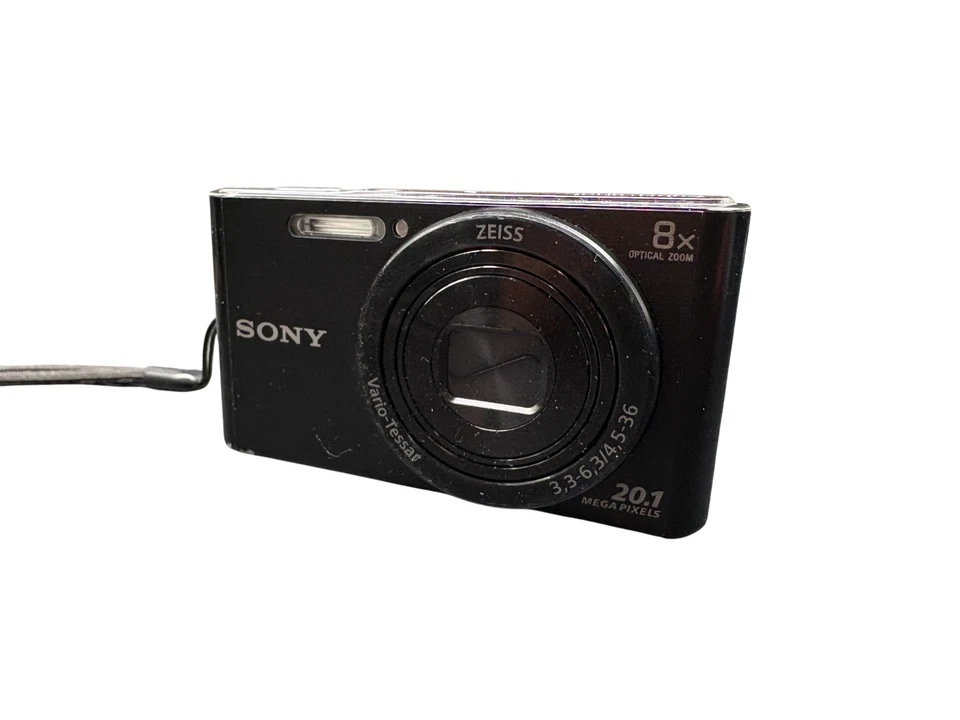 Sony Cyber-shot DSC-W830 20.1 MP Digitalkamera in Schwarz Geprüft - Bild 1 von 4