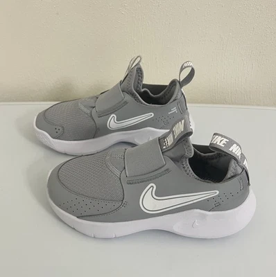 Nike Flex Runner 3 (GS) Zapatos Niños Zapatos para Correr Sin Cordones Talla 1Y Gris Lobo/Blanco Foto 1 de 4