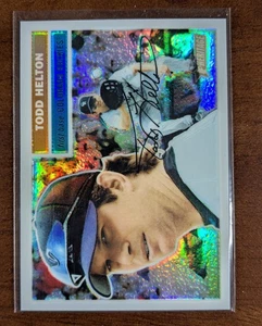 Topps Heritage 2005 refractor cromado/556 Todd Helton 🔥 #THC6 Rockies - Imagen 1 de 4