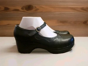 Sanita Mary Jane Clog Schuhe EU 40 US 9 Schwarz - Bild 1 von 12