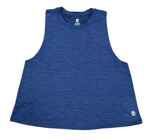 Camiseta sin mangas Born Primitive para mujer XL Elevate Crop 2.0 espalda deportiva azul suave - Imagen 1 de 3