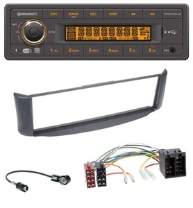 Continental Bluetooth MP3 USB DAB Autoradio für Smart ForTwo 450 grau ohne Metal - Bild 1 von 6