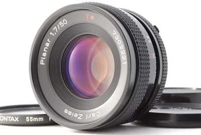 [TOP MINT] Contax Carl Zeiss Planar T* 50mm f/1.7 MMJ MF Lens C/Y from JAPAN - Image 1 of 4