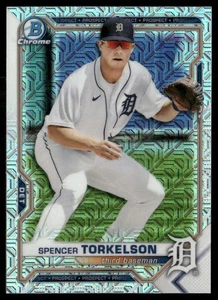 2021 Bowman Chrome Mega Box Prospects Refractor #BCP-96 Spencer Torkelson - Picture 1 of 2