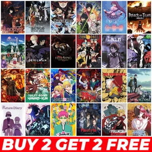 Anime Poster Wandbilder A3 A4 5x7 Japanischer Manga Druck Sammlung Zimmer Deko Geschenk - Bild 1 von 213