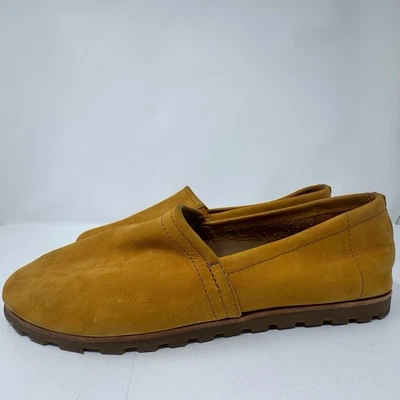 L.L. Bean Women’s 9M Lakewashed Suede Camel Brown Slip On Loafers Shoes Comfort - Image 1 of 4