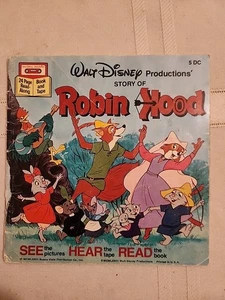 ⭐️⭐️⭐️⭐️⭐️ Walt Disney Story Of Robin Hood Book Only Paperback - Imagen 1 de 2