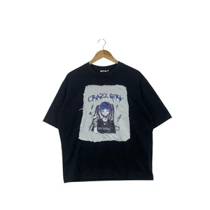 Camiseta holgada manga Crazy Girl UNIQLO AIRISM ANIME Top Japón dibujos animados - Imagen 1 de 8