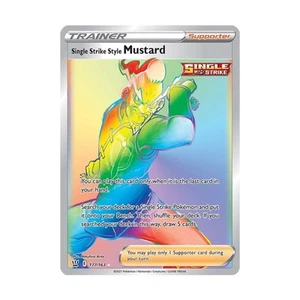 Pokemon SWSH05: Battle St  Single Strike Style Mustard (SR) (SR) #177/163 ( NM - Picture 1 of 1