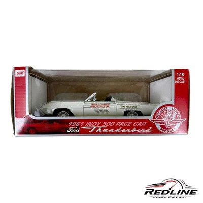 🇺🇸🇺🇸Anson 1961 Indy 500 Pace Car Thunderbird White 1:18 TV🇺🇸🇺🇸 Foto 1 de 4