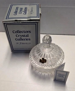 Crystal Zajecar made in Yugoslavia Candy Dish / Trinket Dish 24% lead-24% PBO - Picture 1 of 8