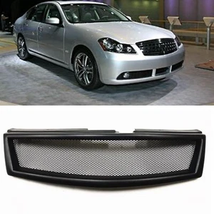 Rejilla de malla de malla de parachoques delantero de fibra de vidrio para Infiniti M35 M45 2006-2007 - Imagen 1 de 9