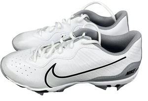 Nike Huarache Baseball Cleats Men's 7.5 Alpha 4 Keystone White Black DJ6524-100 - Picture 1 of 22