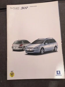 Peugeot 307 Hatchback and Estate Brochure dated may 2002 in EXCELLENT CONDITION - Picture 1 of 4