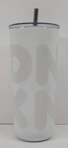 DUNKIN DONUTS 22oz Stainless Steel Sipper With Straw - Picture 1 of 5