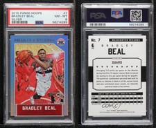 2015-16 Panini NBA Hoops Silver /299 Bradley Beal #7 PSA 8
