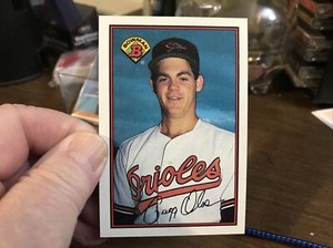 1989 Bowman Gregg Olson Baltimore Orioles #6