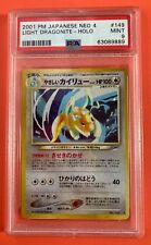 PSA 9 Light Dragonite No.149 Old Back 1996 Pokemon Card Japanese