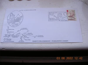 Zwei Thomas Hardy Limited Edition First Day Cover (74 & 75 von 500) 10/7/1990. - Bild 1 von 5