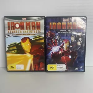 Iron Man DVD Armored Adventures Vol 1 & Technovore Animated Marvel Region 4 PAL - Picture 1 of 10