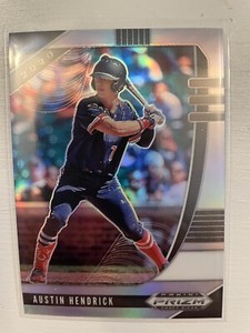 2020 Panini Prizm Draft Picks Silver Prizm Austin Hendrick #PDP12 🔥