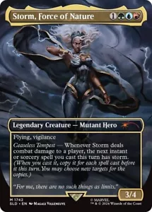 Tempesta, Forza della Natura FOIL FA - Tana Segreta Marvel SLD 1742 - EN NM MTG - Foto 1 di 1