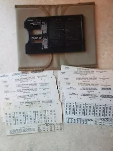 Vintage Military Flight Computer? With Canvas Pouch and 12 Cards, Air Force? - Picture 1 of 8