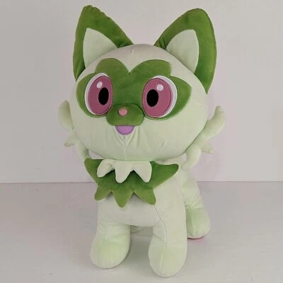 Pokemon Sprigatito Grass Cat Build A Bear BAB 15" Peluche Nintendo Game Freak 2023 Foto 1 de 4