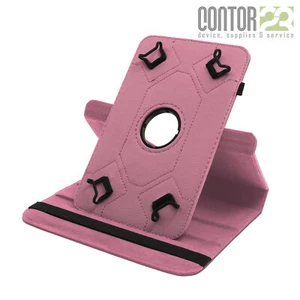 360° Universal Schutzhülle in ROSÉ [für 7-8 Zoll-Tablets Tasche/Case/Cover] - Bild 1 von 6