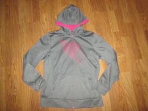 Girls THE NORTH FACE fleece lined full zip hooded sweatshirt jacket  sz XL / 18 - Picture 1 of 1