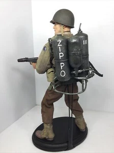 1/6 DRAGON CUSTOM US 29TH DIV FLAMETHROWER BUNKER CLEARER OMAHA BEACH D DAY WW2 - Picture 1 of 12