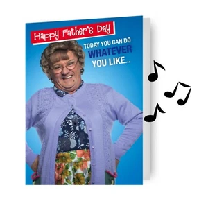 Tarjeta del Día del Padre | Feliz Día del Padre | Mrs Brown's Boys | Tarjeta de sonido - Imagen 1 de 6
