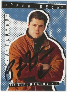 1994 1994-95 Be A Player Autographs #63 Pat LaFontaine *2400 Buffalo Sabres - Picture 1 of 2
