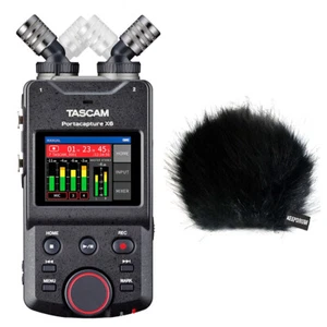 Tascam Portacapture X6 Tragbarer Audio-Recorder Mehrspur-Recorder + Windschutz - Bild 1 von 9