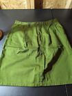 Esprit size 13 green cotton skirt