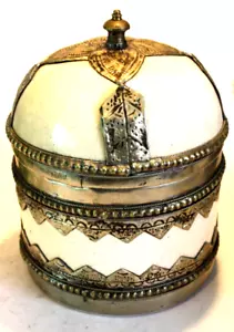 BYZANTINE INSPIRED CERAMIC TRINKET BOX - BEAUTIFUL! - Picture 1 of 7