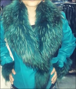 Moderne Jacke ECHTLEDER - ECHTPELZ - Bild 1 von 1