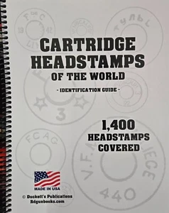 Cartridge Headstamps Of The World Identification Guide Reference Book holiday - Picture 1 of 1