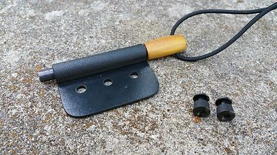 Soporte Kydex Firesteel (NEGRO) En CUALQUIER tamaño que necesites desde 1/4"-1" de diámetro. Foto 1 de 4