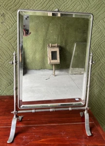 Miroir de barbier / coiffeur chromé année 1930 - Imagen 1 de 5