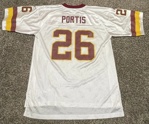Washington Redskins #26 Clinton Portis Reebok NFL Equipment Jersey Mens large Cover