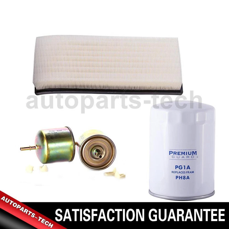 3x Filtro de óleo do motor Pronto filtro de ar filtro de combustível para Ford F-150 1987~1991 - Imagem 1 de 4