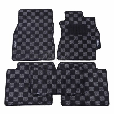 Fits - JZX100 / JZX90 Chaser Checker Floor mats! JDM 1JZ 2JZ TRD - Image 1 of 4