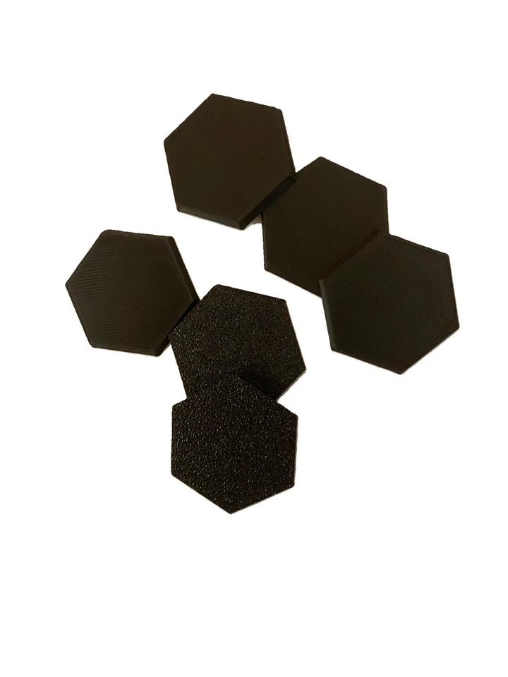 BATTLE MASTER BASES 32mm Hex Battletech Bases, D&D, One Page Rules, Warhammer