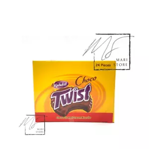 Katakit Choco Twist biscotto panino rivestito di crema 24 pezzi بسكويت تويست - Foto 1 di 3
