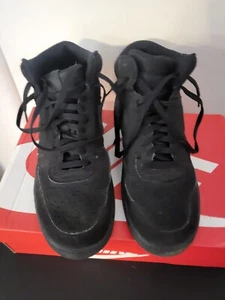 Size 10 - Nike Court Vision Mid Triple Black - Picture 1 of 8